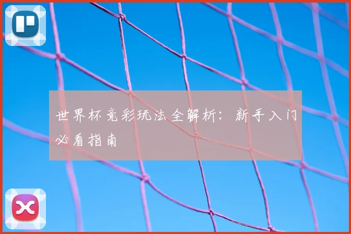 世界杯竞彩玩法全解析:新手入门必看指南